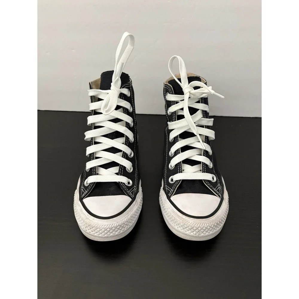 Converse High Top Sneakers Chuck Taylor All Star Size 3M/5W Black Canvas Unisex